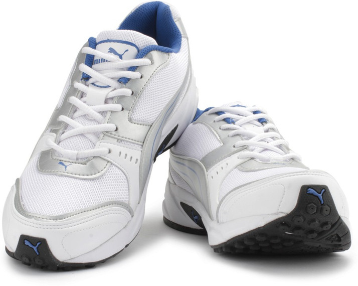 puma white sports shoes flipkart