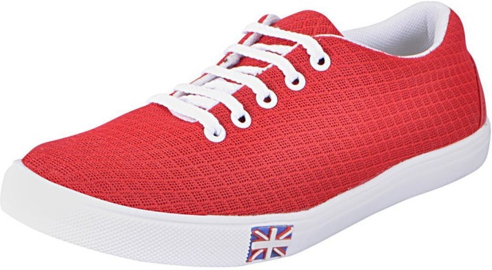 red color shoes for mens