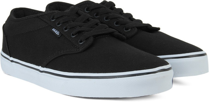 vans atwood canvas black white