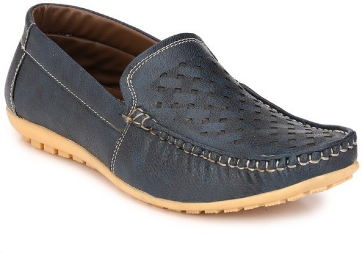 ZebX Loafers For Men - Buy Blue Color 