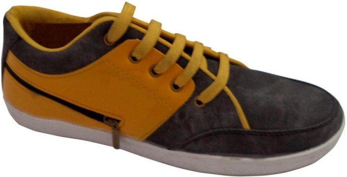 black and gold casual shoes