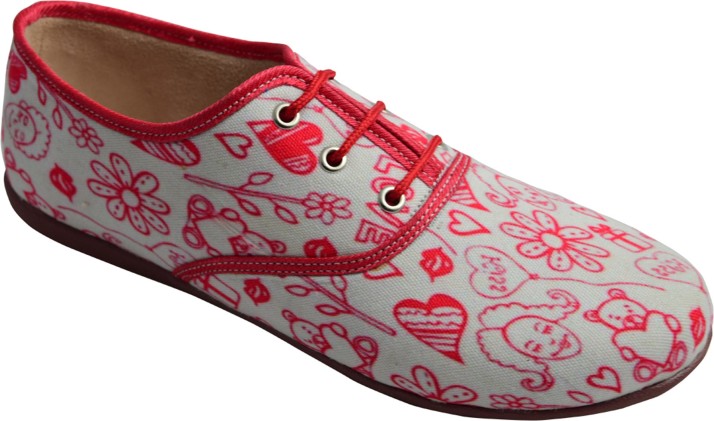 printed canvas shoes for women