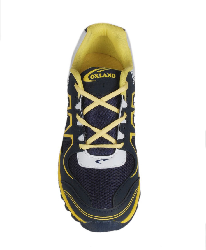 navy blue and yellow shoes