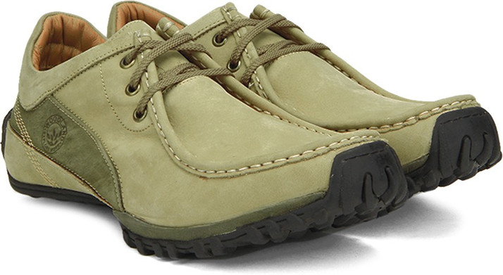 woodland shoes khaki colour