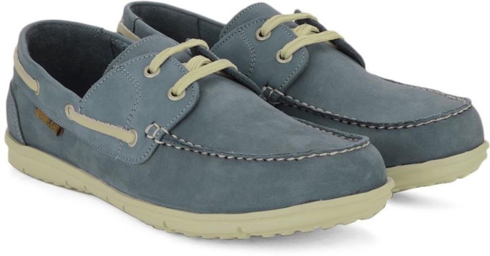 woodland men's leather boat shoes flipkart