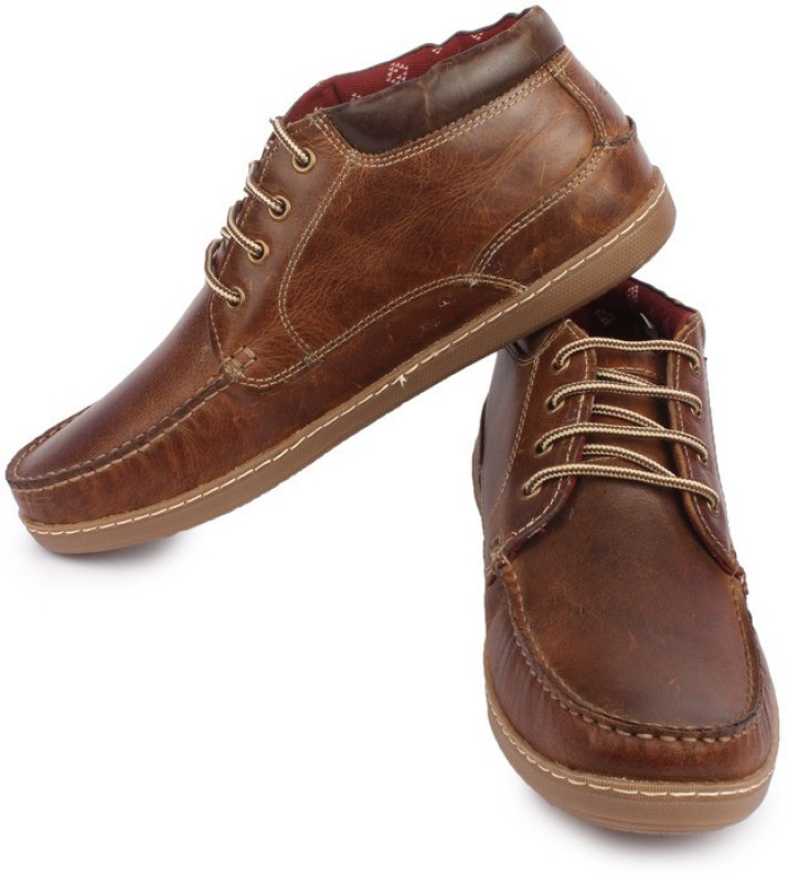 red tape leather casual shoes