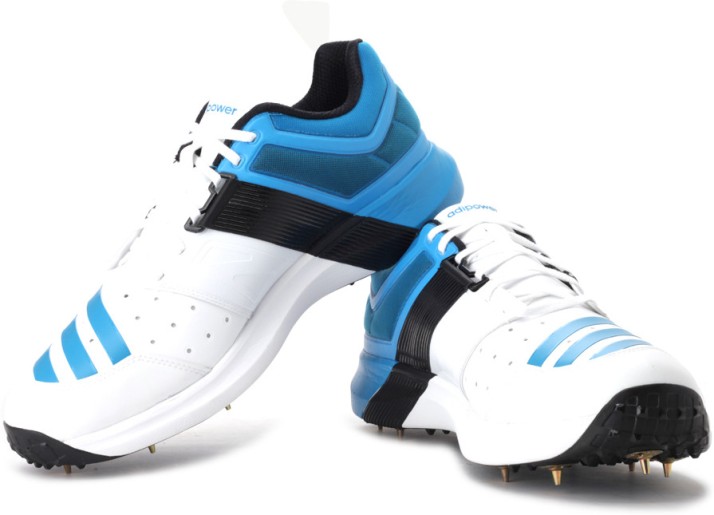 adidas adipower vector cricket shoes blue