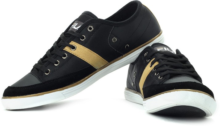 black and gold filas