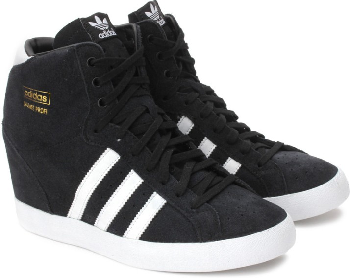 adidas high ankle shoes black