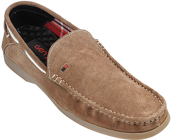 beige color loafers