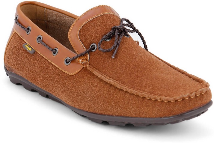 Buy Camel Color Froskie Loafers For Men 