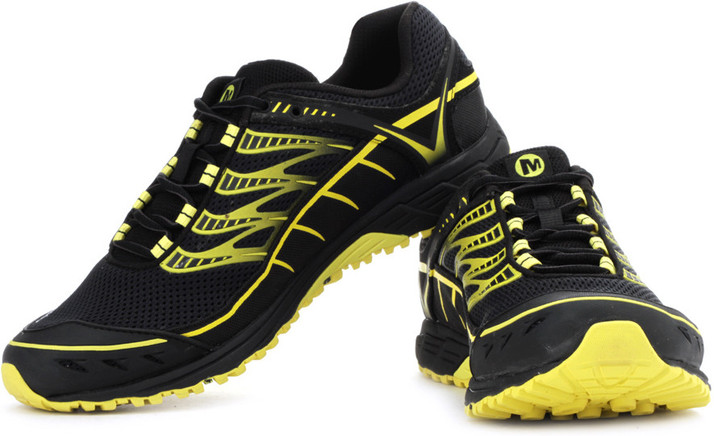 yellow merrell shoes