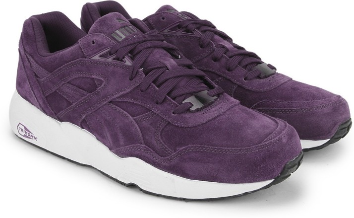 plum color sneakers