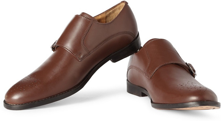van heusen monk strap shoes