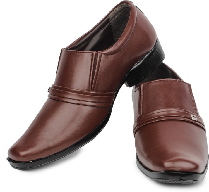 Beonza Formal Shoes For Men - Buy Brown 
