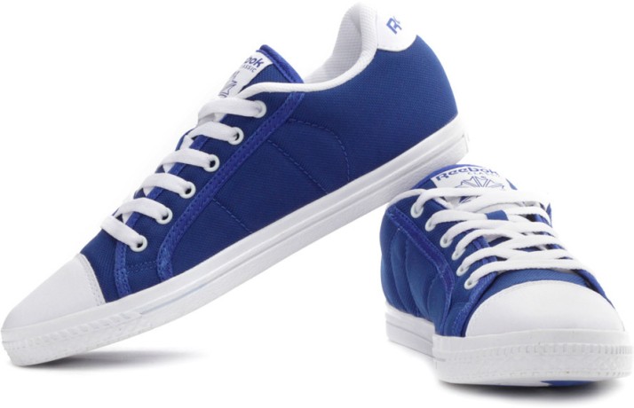 reebok on court iii blue sneakers