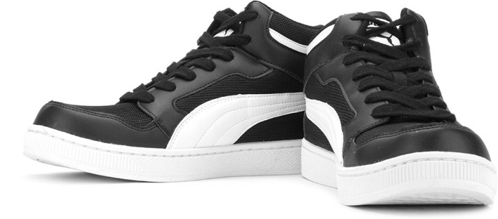 puma rebound black sneakers