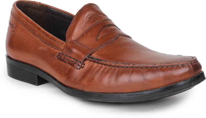 Clarks Loafers For Men - Buy Tan Color 