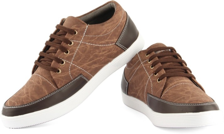 brown casual shoes flipkart