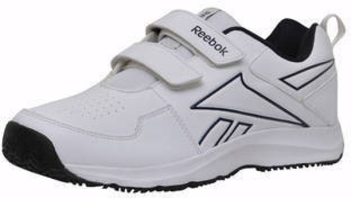 all white reebok running shoes