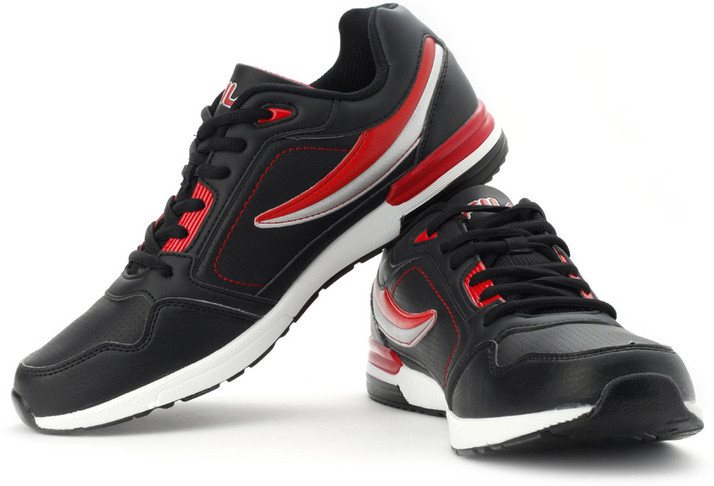 Fila flabbite black running shoes Clearance