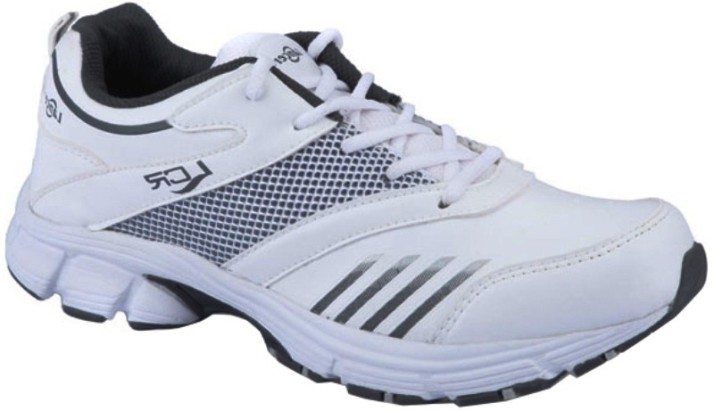 White And Black Running Shoes For Men 