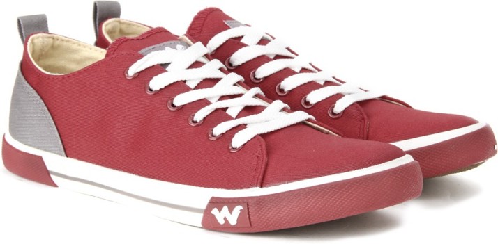 Buy Red Color Wildcraft Canvas Shoes 