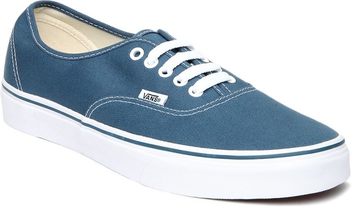 vans blue colour shoes