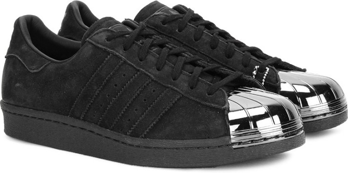 adidas superstar metal toe black