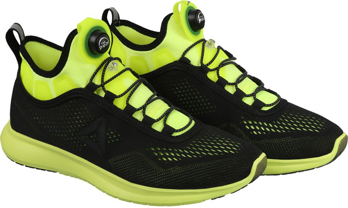 reebok pump mens yellow