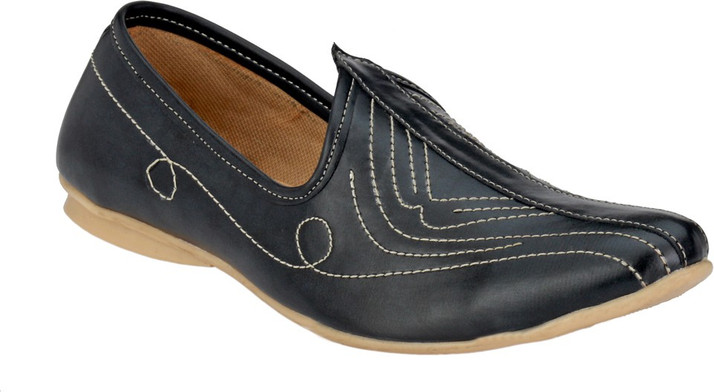 Jeroni Nagra Ethnic Wedding Shoes Jutis 