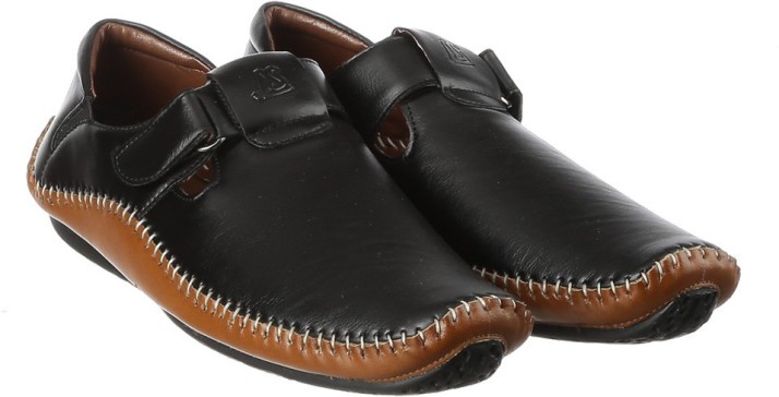 Brandvilla Loafers For Men - Buy Black 