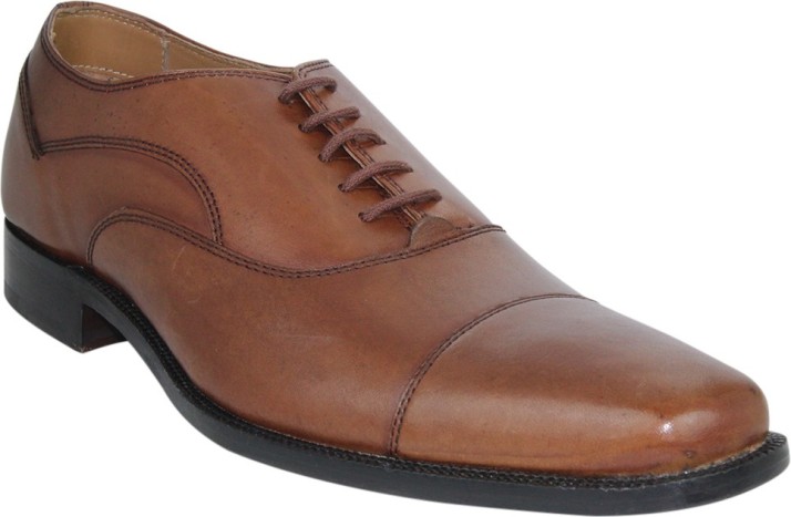 Shooze 10416 Lace Up For Men - Buy Tan 