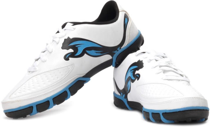 puma v5 11 calcetto white sneakers