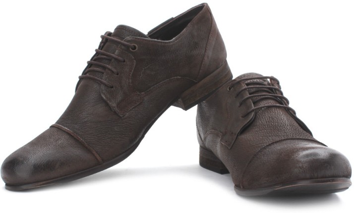 leather levi shoes