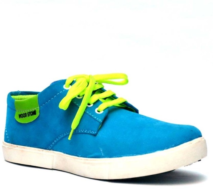 blue casual shoes