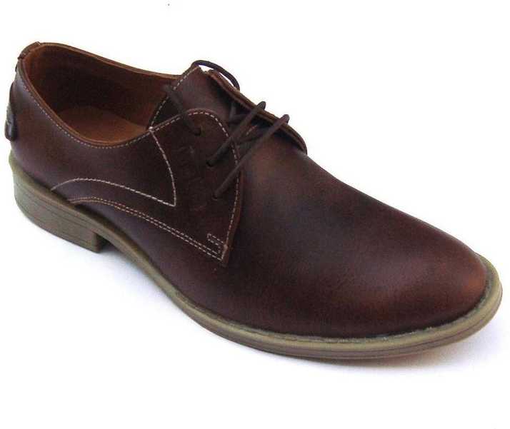 Seeandwear Leather Casual Shoes For Men Buy Brown Color
