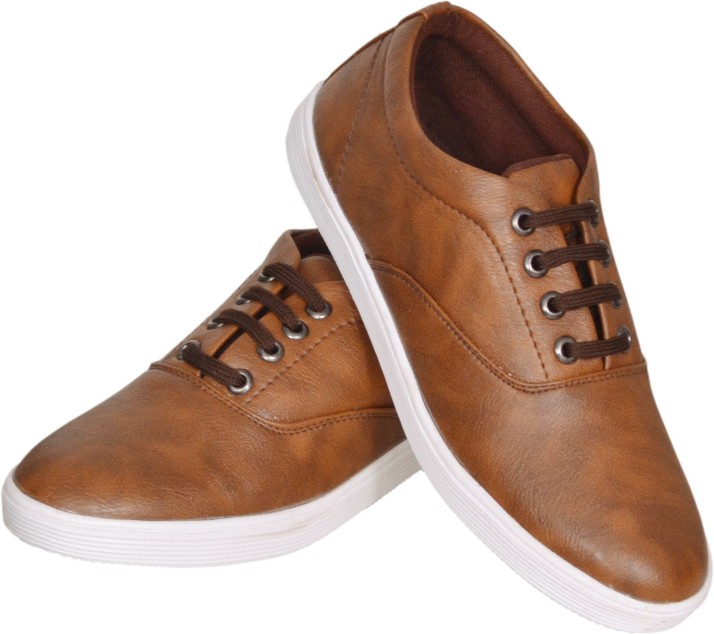brown colour canvas shoes