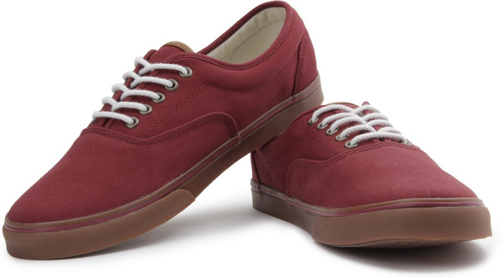 vans maroon gum