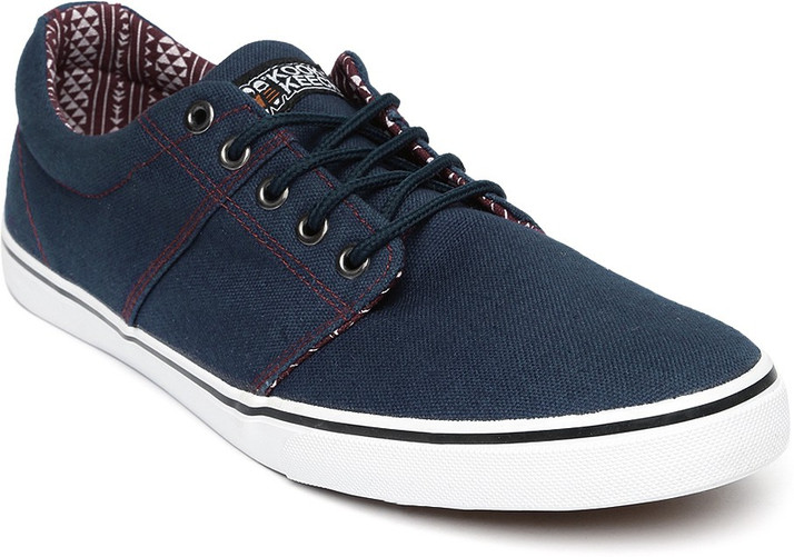 kook n keech navy blue sneakers