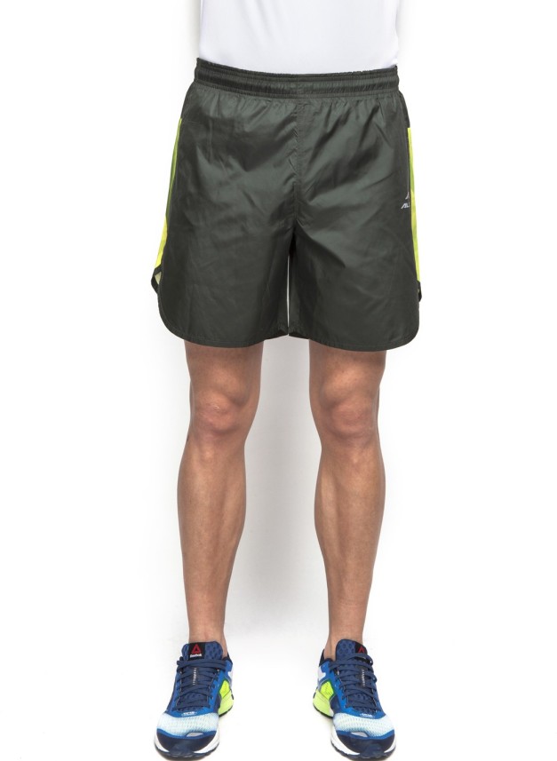 forest green running shorts