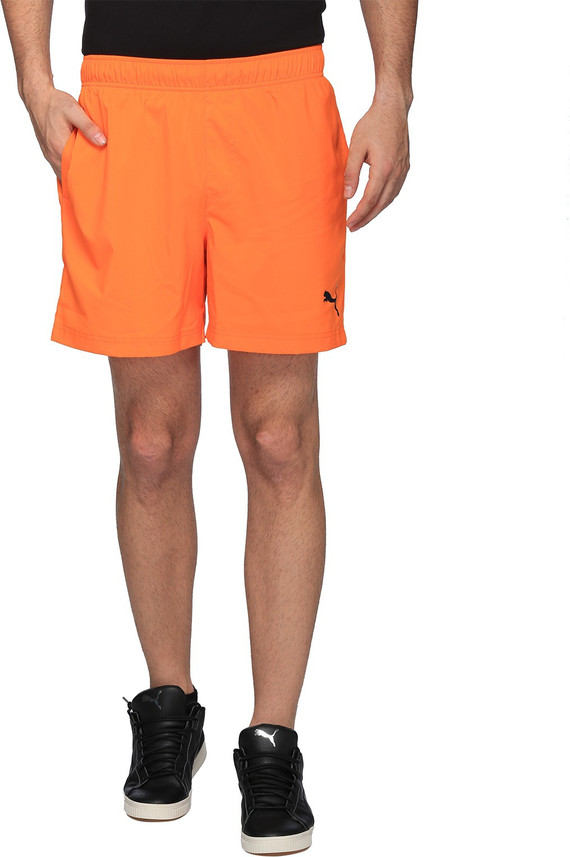 puma orange shorts