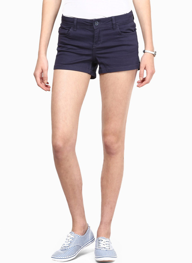 dark blue jeans shorts