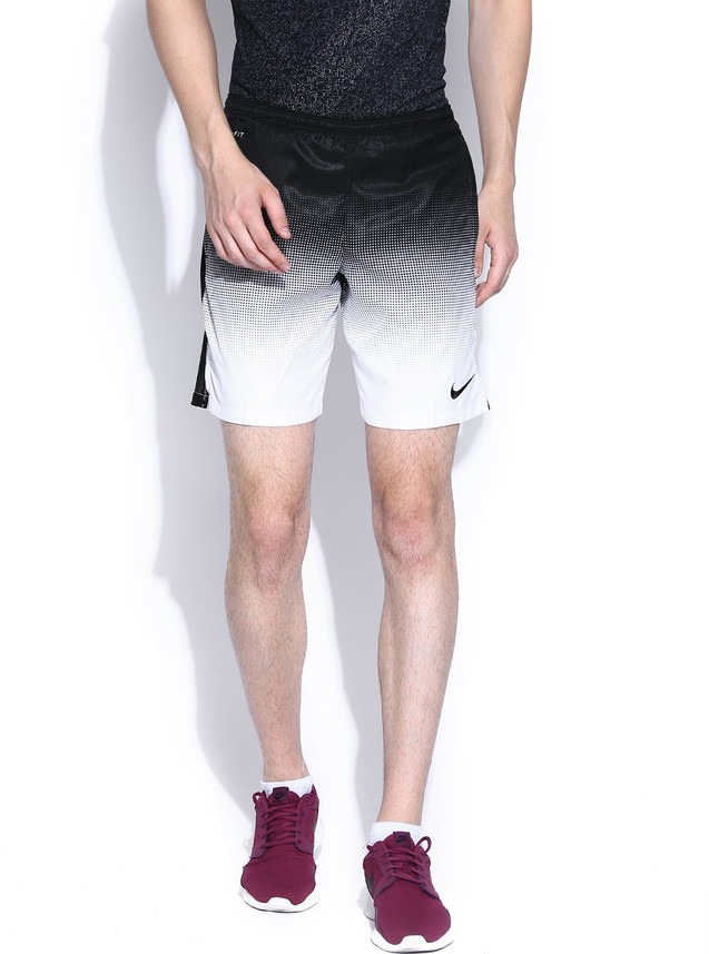 black nike sports shorts