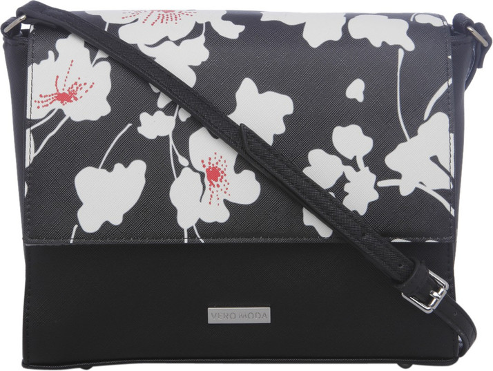 vero moda black sling bolsa