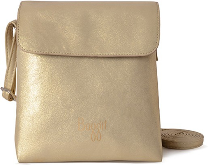 Baggit Gold Sling Bag Lmp Sheen 