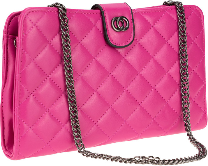 dark pink sling bag