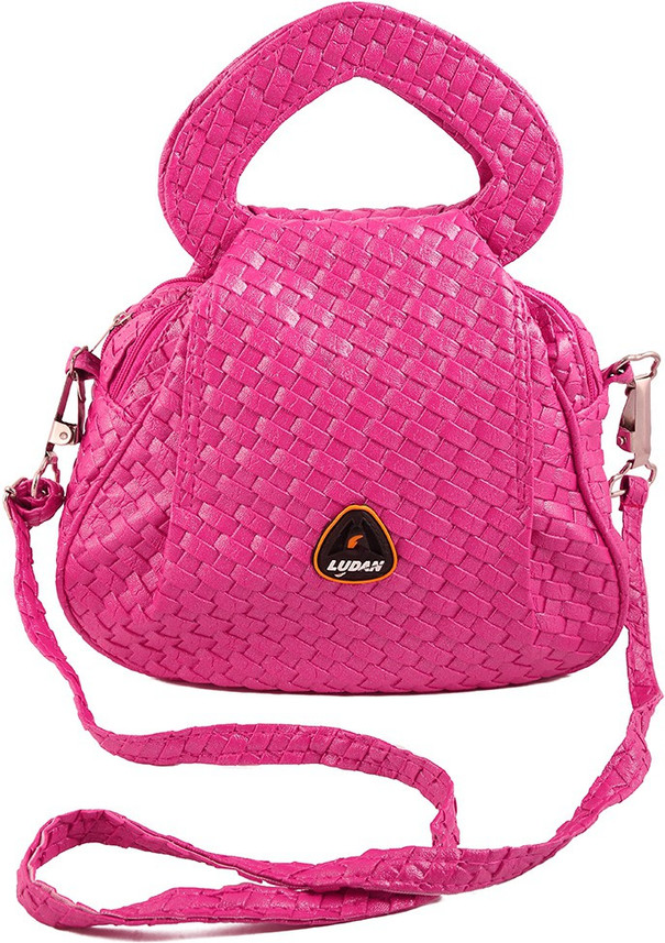 dark pink sling bag