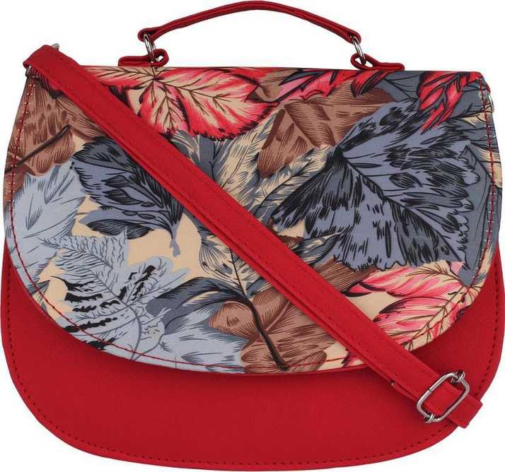 Ravi Collections Red Sling Bag Red Price In India Flipkart Com