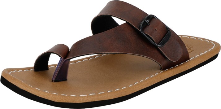 flipkart leather chappals